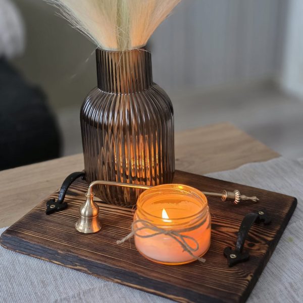 🔥 Roku darbs dedzināts koka dēlītis ar rokturiem mazais 🔥