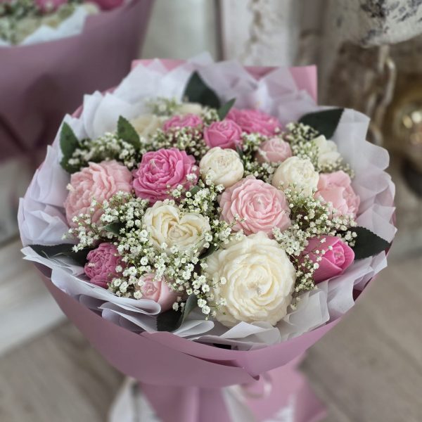 Dekoratīvs sveču pušķis bez aromāta