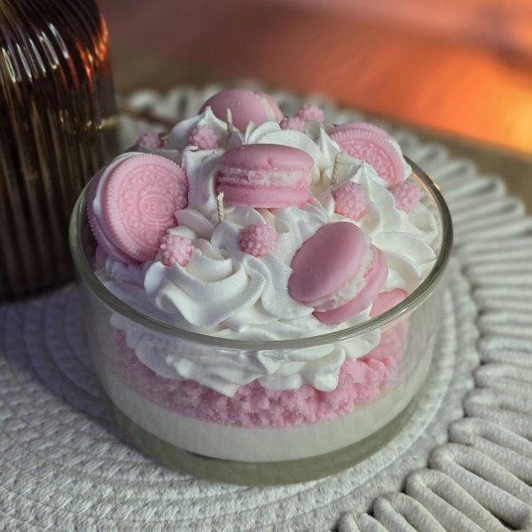 Dizaina svece “Ķiršu deserts”XL